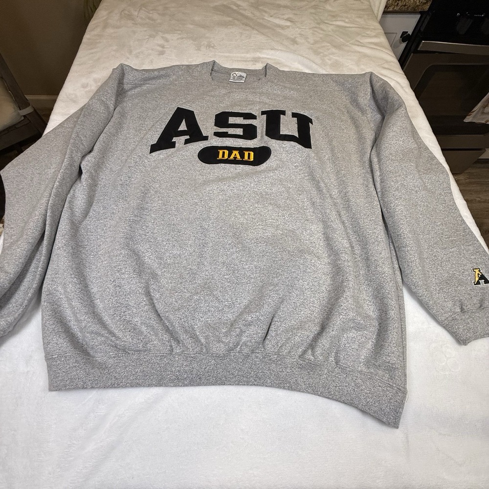 Vintage ASU Dad Sweatshirt XXL Cotton Exchange USA Made Arizona State Sun Devils